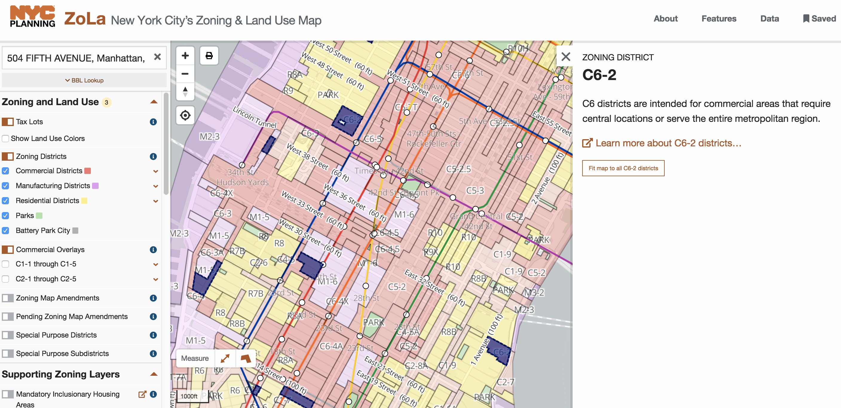 New York City Zoning Map Vector U S Map